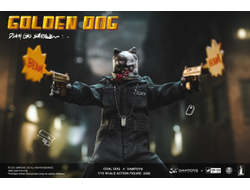 ПОМЯТА УПАКОВКА - Золотой Пёс - Коллекционная ФИГУРКА 1/12 scale GOLDEN DOG – Death Gas Station series (PES022) - Damtoys x Coal Dog
