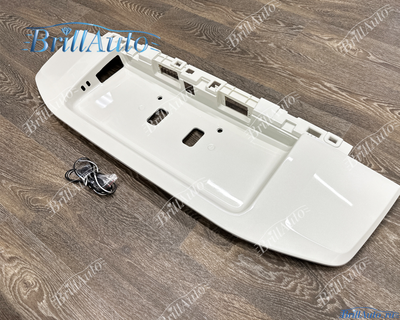 Накладка на крышку багажника Toyota Prado 150 13-17 белая