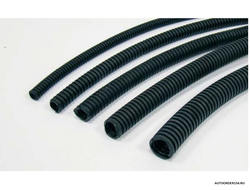 Трубка гофрированная DKC d 6.8мм (черная, разрезная) цена за 50 метров