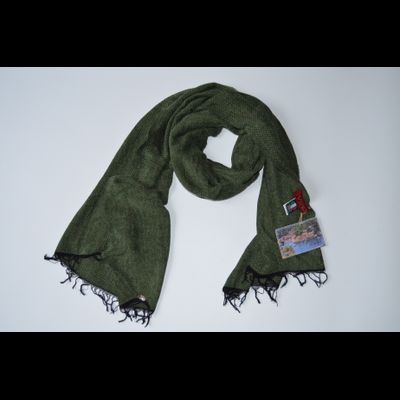 Шарф платок женский из вискозы Италия Vizio 6205 зеленый