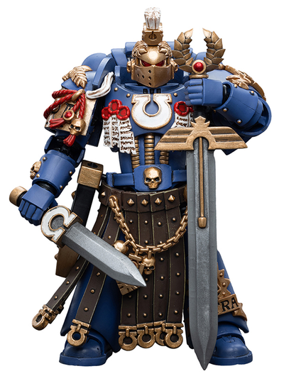 Чемпион Почетной Стражи Ультрамаринов (Warhammer 40k) - КОЛЛЕКЦИОННАЯ ФИГУРКА 1/18 Ultramarines Honour Guard Chapter Champion (JT6526) - JOYTOY