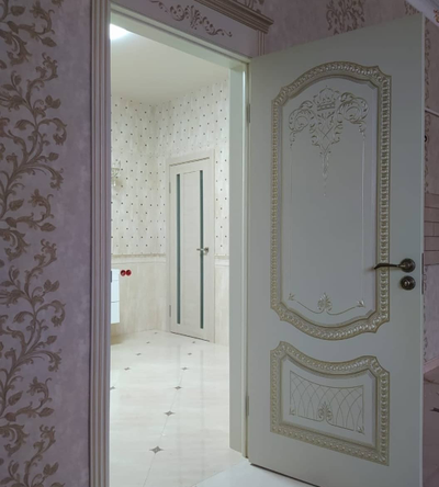 СОЛО NEW В3. СЛОНОВАЯ КОСТЬ/ ПАТИНА БЕЛОЕ ЗОЛОТО. ПОЛОТНО ГЛУХОЕ