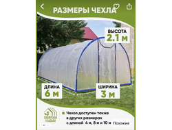 Чехол для теплицы 6х3