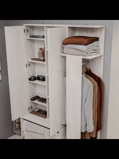 Россо ПР-05 прихожая Белый Ясень