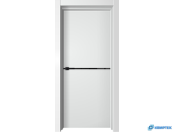 Межкомнатная дверь ПВХ КАМА-1 Вайт купить в Челябинске | КВИРТЕК