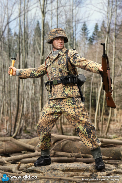 Немецкий солдат  - Коллекционная фигурка 1/6 scale WWII German 12th SS Panzer Division Oberschu?tze (D80171) - DiD