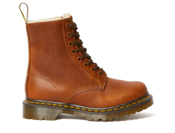 Dr. Martens 1460 Serena Fur Lined (Коричневые с мехом)