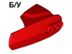! Б/У - Hero Factory Armor with Ball Joint Socket - Size 6, Red (90638 / 6133771) - Б/У