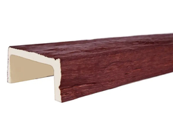 Декоративная балка из полиуретана. Полиуретановая фальшбалка Country Decor угловая пепел