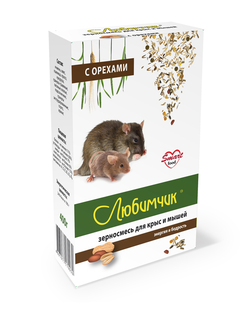 Любимчик для крыс с орехами 0,4 кг