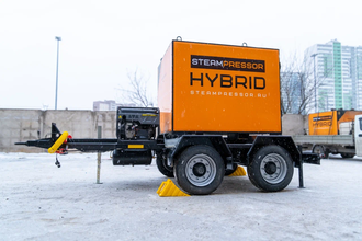 Парогенератор Steampressor SH-1 на грузовом прицепе