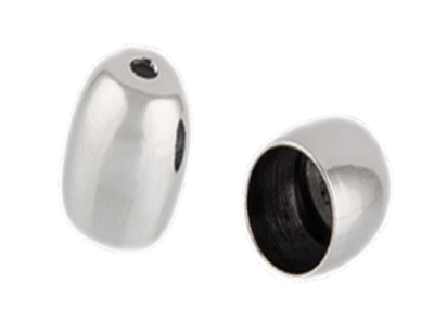 Концевик 5х7 мм "Zlatka" цвет серебро