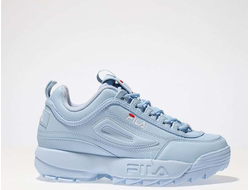 Кроссовки FILA DISRUPTOR 2 кожаные голубые (36-40)