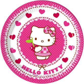 Тарелки &quot;Хэллоу - Китти&quot; / Hello Kitty Hearts (20 см)