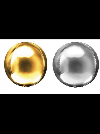 Шар 20''/51 см Сфера 3D, Золото