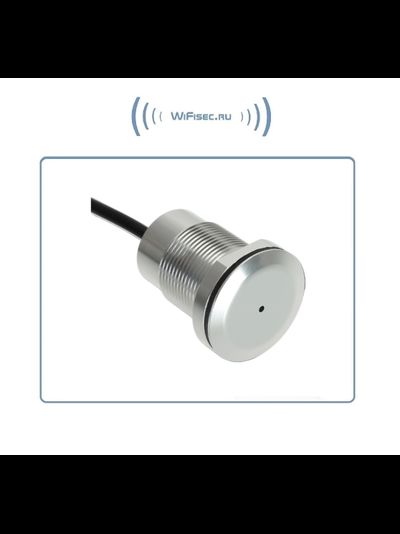 MIC-09. Вандалостойкий всепогодный конденсаторный микрофон для систем видеонаблюдения (-25 до +70 Гр. С)  с защитой IP67