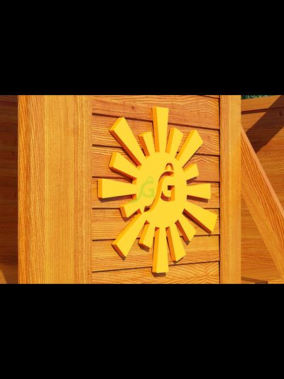 Детская площадка IgraGrad Клубный домик 2 с рукоходом Luxe