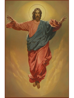 Господь Вседержитель (Спаситель, Спас). Рукописная икона.