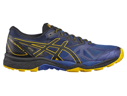 Кроссовки ASICS GEL-FUJITRABUCO6 G-TX синий/желтый  T7F0N-4990  (Размеры: 9)