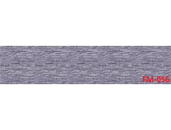 FM-056 СИНЕ-СЕРЫЕ КИРПИЧИКИ Глянцевая стеновая панель ALBICO(АЛЬБИКО) 2800*610*6мм.