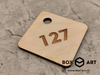 Номерки из фанеры произвольной формы