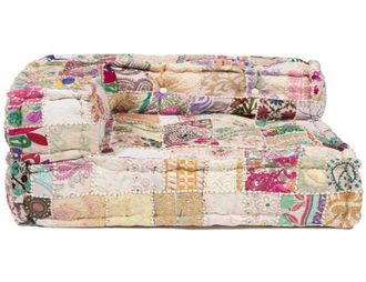 Модуль мягкий угловой  Secret De Maison FANCY (mod. 10203) cotton patchwork, 80х80х43см, этнический Patchwork