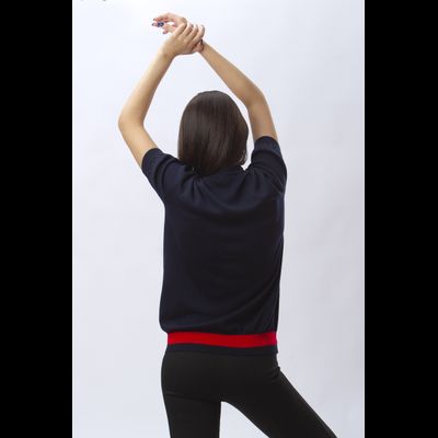 Джемпер с коротким рукавом