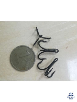 Крючок Mustad 80560BL тройной №6, 3шт.