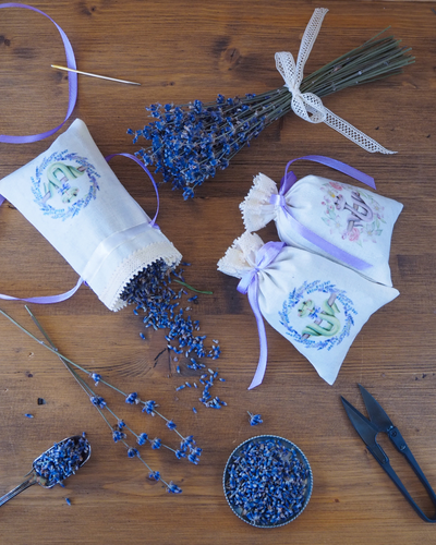 Подарочный набор ароматических лавандовых саше «Господа Удавы». (50 шт)