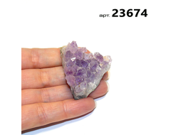 Аметист натуральный (друза) Бразилия арт.23674: 24,6г - 40*35*20мм