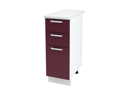 Кухня Бетон - Шкаф нижний ШН3Я 400