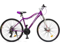 Горный велосипед 26" HOGGER RUNA MD, 17 , алюминий, 21-скор., пурпурный
