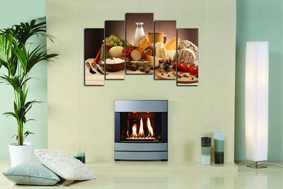 Модульная картина "Сытное ассорти"