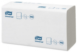 Полотенца бумажные TORK, пачка, 1 сл, белые (250 л)