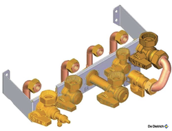 Набор для гидравлического подключения Zena MS  (для одноконтурных с трубами)