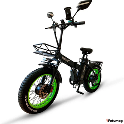 Электровелосипед Minako F10 Dual салатовый