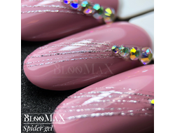 BlooMaX spader gel silver, серебряная гель-паутинка