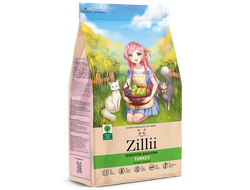 Корм для взрослых кошек с чувствительным пищеварением ИНДЕЙКА 400гр.