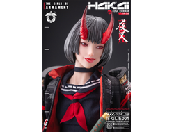 Девочка-они Кина (в черном) - Коллекционная фигурка 1/6 SCALE The Girls of Armament Kina OOKAMI (I8-GLIE001) - i8toys x Gharliera