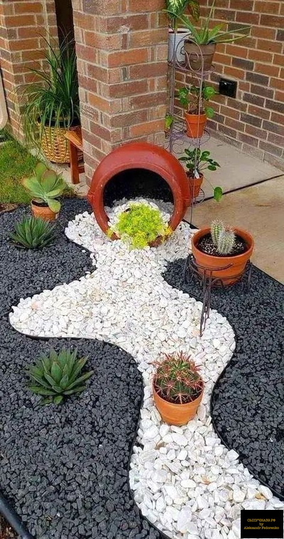 белый мраморный щебень