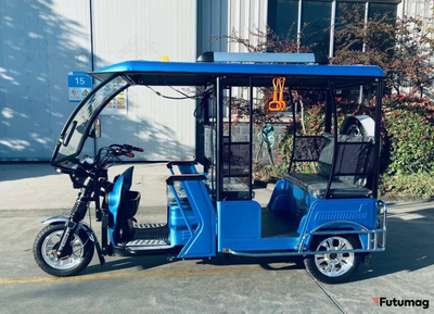 Электроскутер Трицикл пассажирский GreenCamel Пони Рикша