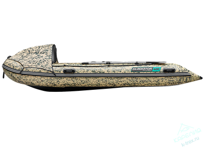 Лодка ПВХ Gladiator Active C400AL Camo с алюминиевым полом