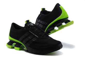 Кроссовки Adidas porsche design Bounce S4 черно-зеленые