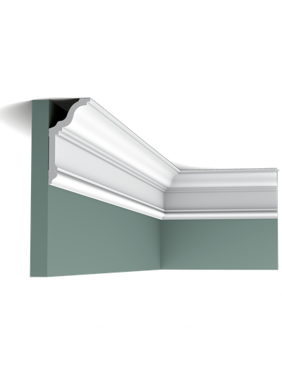 Карниз потолочный с гладким профилем из дюрополимера Orac Decor - Axxent - (Орак Декор-Акцент) CX192
