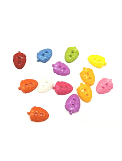 Пуговицы детские микс, ягодки