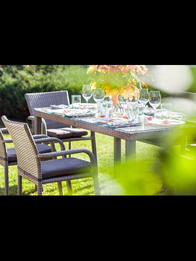 Обеденная группа из искусственного ротанга ROME