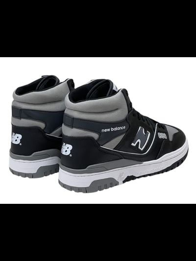 New Balance 650 Black Grey с мехом