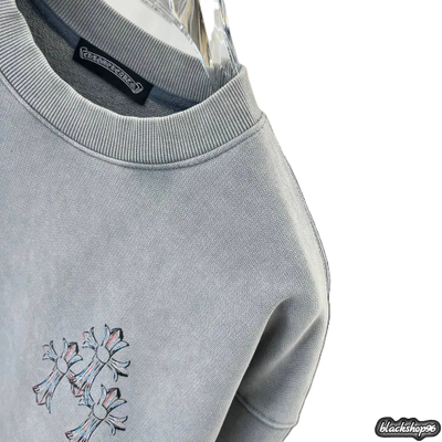 Свитшот Chrome Hearts Grey (M, L, XL, 2XL, 3XL)