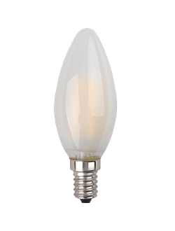 Светодиодная филаментная лампа Эра F-LED B35-7w-827-E14 2700K Frozed