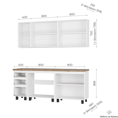 Честер 2,0 Кухонный гарнитур Графит